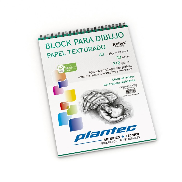 BLOCK PLANTEC A3 210grs....