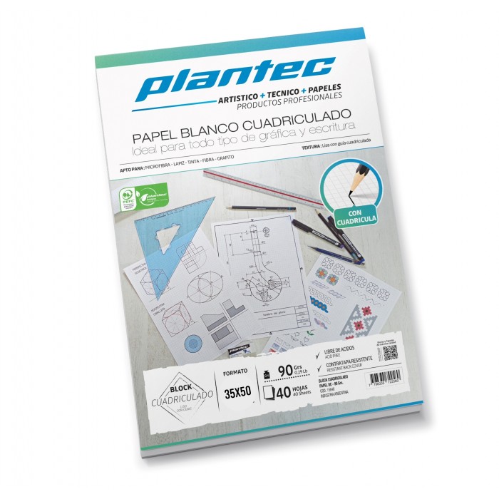 BLOCK PLANTEC 35x50  90grs....