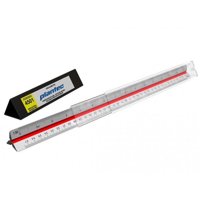 Escalimetro plantec 4501 estuche