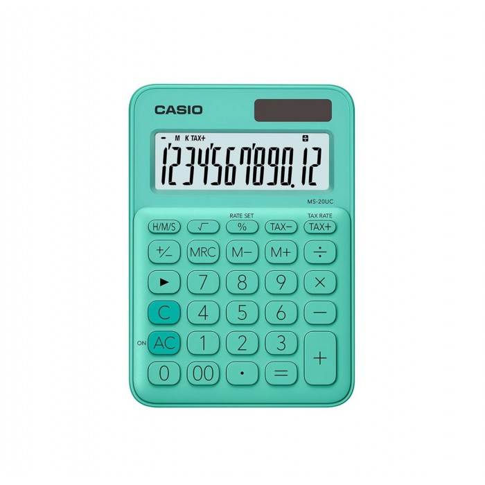 CALCULADORA CASIO DE MESA MS-20UC-GN