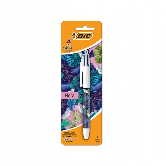 BOLIGRAFO BIC 4 COLOR FLORA