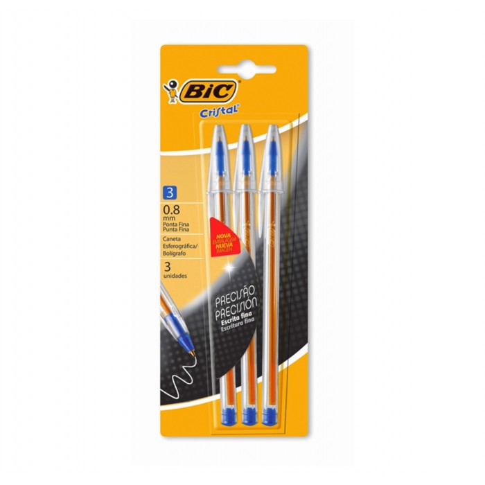 BOLIGRAFO BIC CRISTAL x 3...