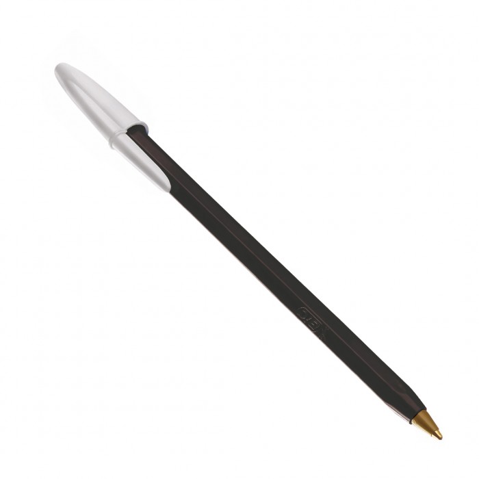 Boligrafo bic opaco x 1 negro 1.0mm.