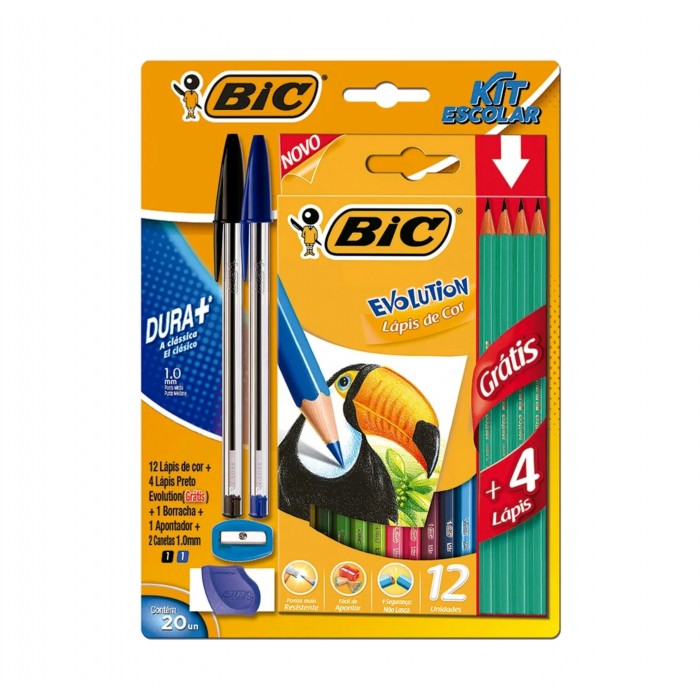 LAPICES COLOR BIC +...