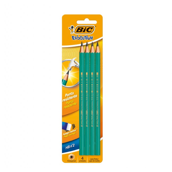 LAPIZ BIC NEGRO x 4...