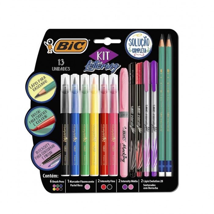 MARCADORES FIBRA BIC KIT...