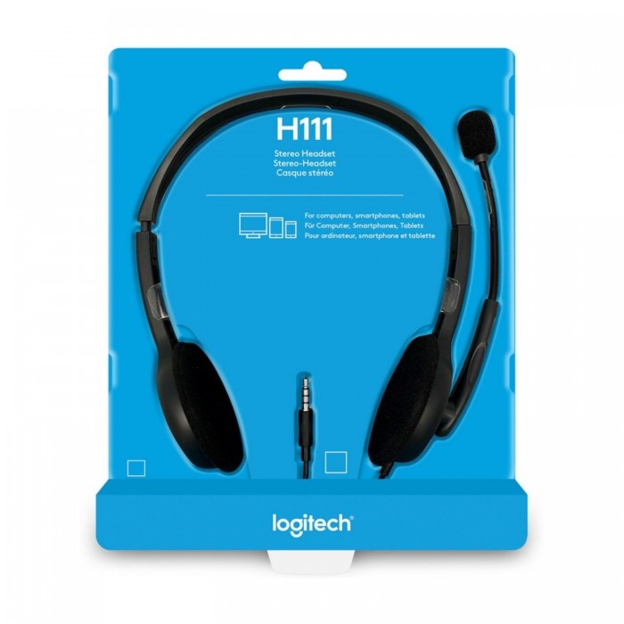 Auricular logitech con microfono h111