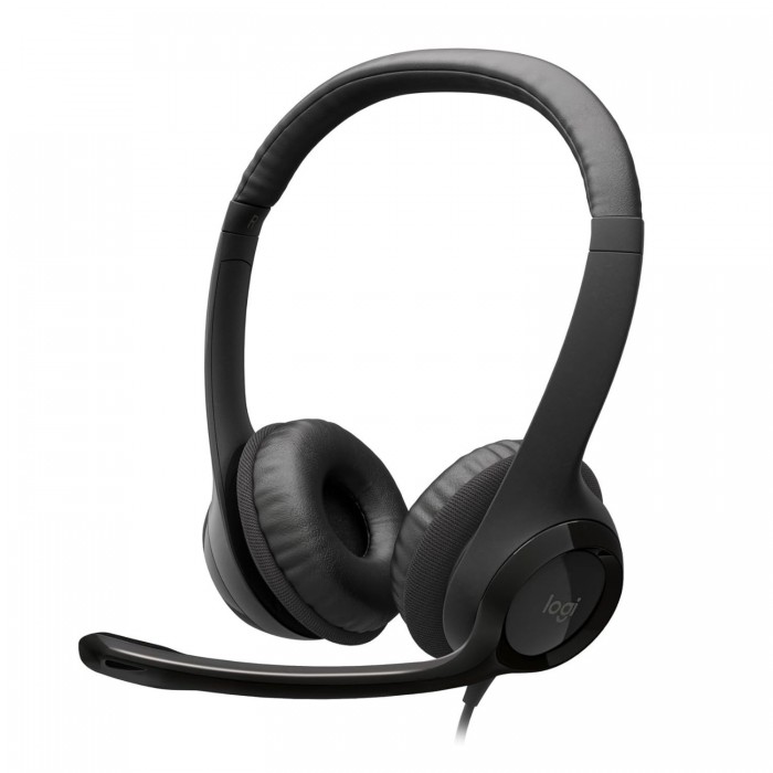 AURICULARES LOGITECH CON MICROFONO H390 NEGRO