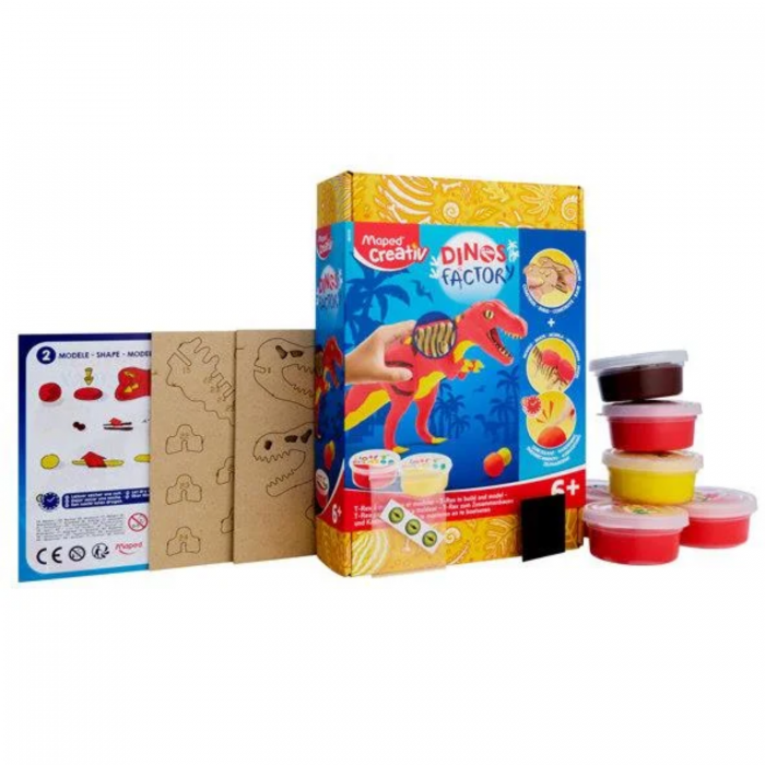 SET MAPED DINOS FACTORY TREX