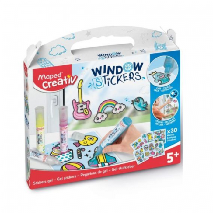 SET MAPED WINDOW STICKERS...