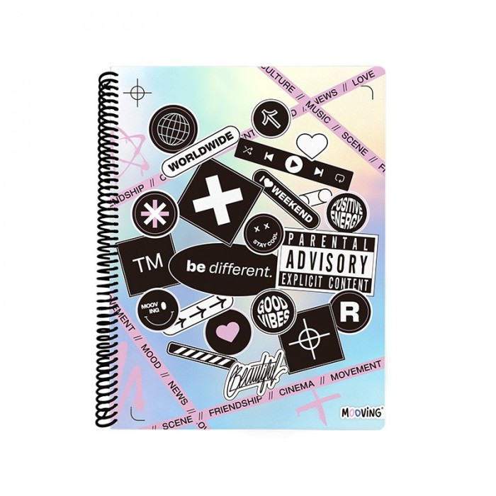 CUADERNO MOOVING A4 GRL...