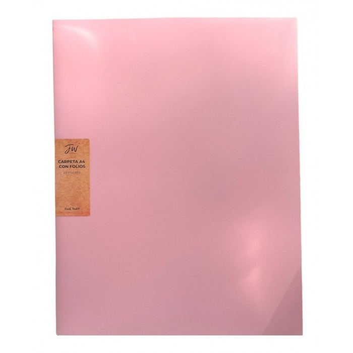 CARPETA A4 FW 20 FOLIOS PASTEL