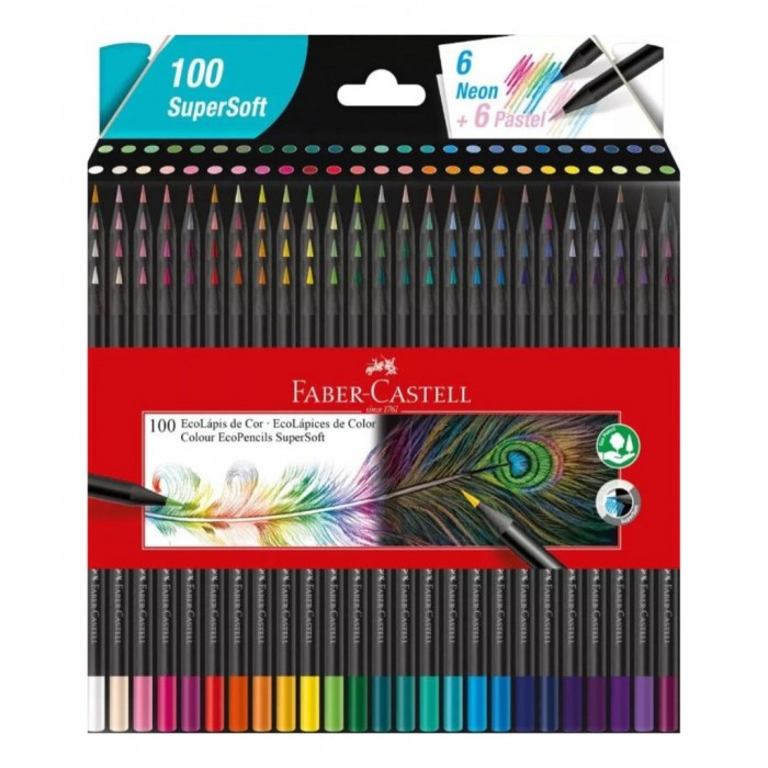 LAPICES COLOR FABER ECOx100...