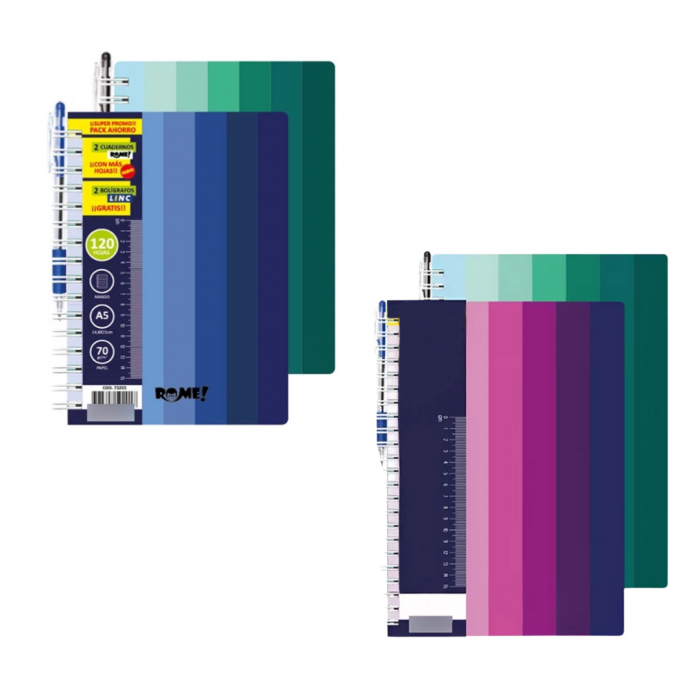 CUADERNO ROME A4 x2...