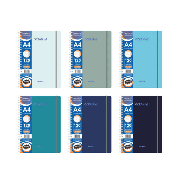 CUADERNO RIDEO A4 OCEAN -...