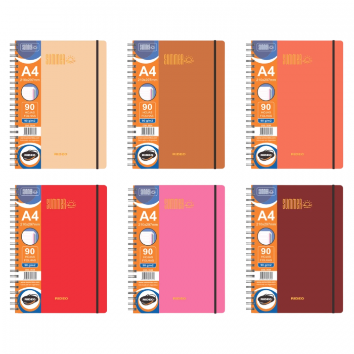 CUADERNO RIDEO A4 SUMMER -...