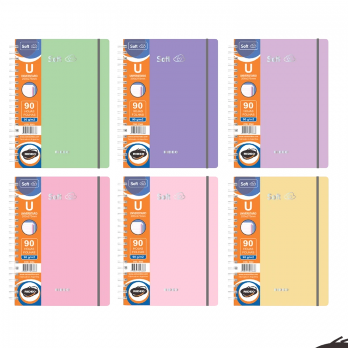 CUADERNO RIDEO A5 SOFT -...