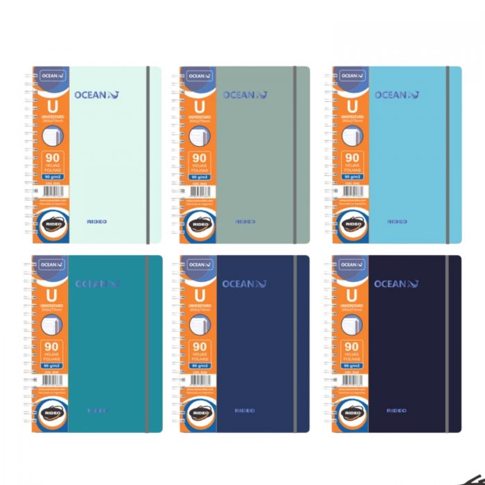 CUADERNO RIDEO A5 OCEAN -...