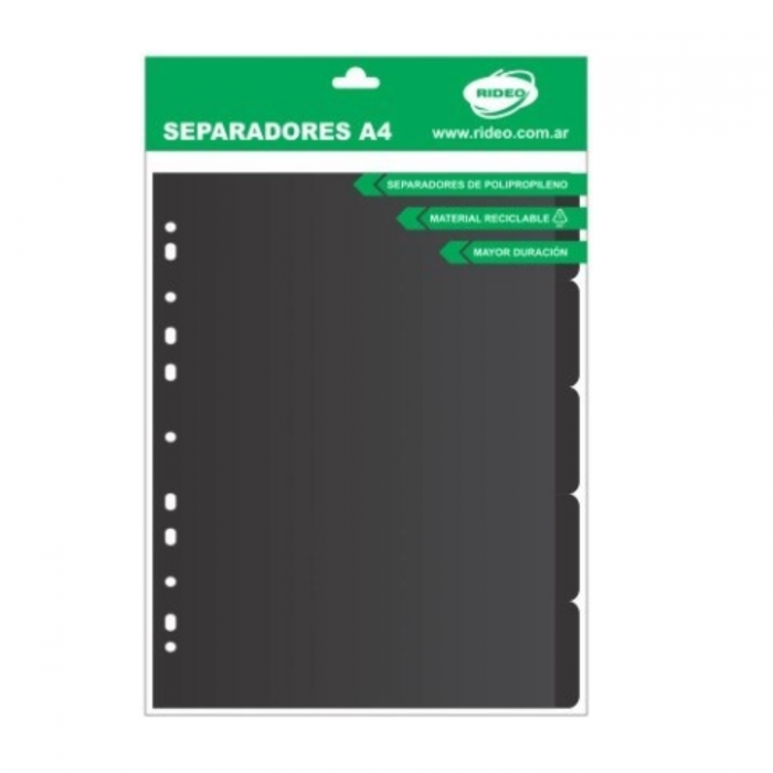 SEPARADORES A4 RIDEO...