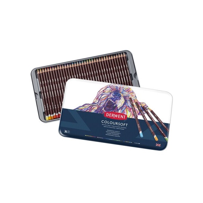 Lapiz derwent coloursoft x36 lata