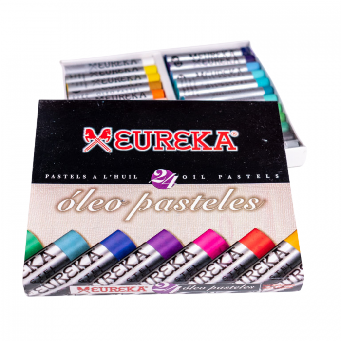 PASTEL OLEO EUREKA x24 COLORES PLENOS