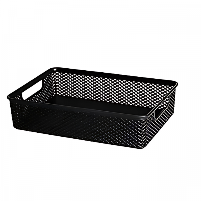 PARAMOUNT CAJA ORGANIZADOR CON MANIJA 39x27x7.5 PLASTICA NGR