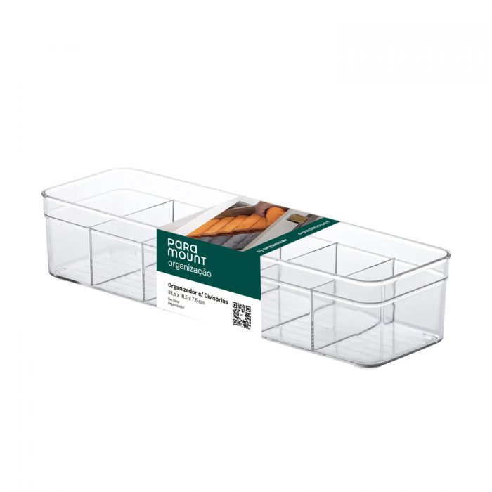 PARAMOUNT ORGANIZADOR ACRILICO  6 DIVISIONES 35.5x10.5x7.5