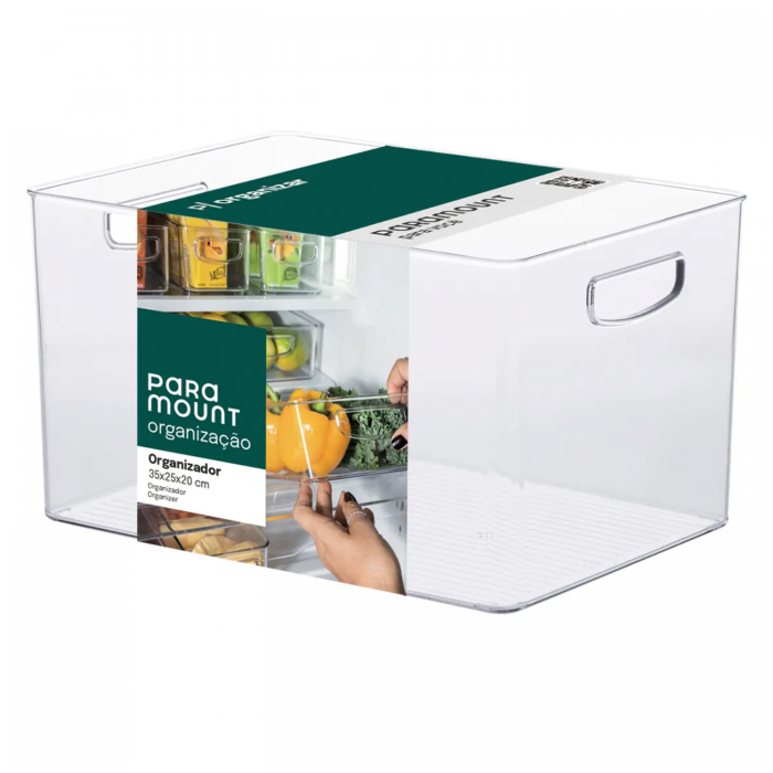 PARAMOUNT ORGANIZADOR ACRILICO CON MANIJA 35x25x20