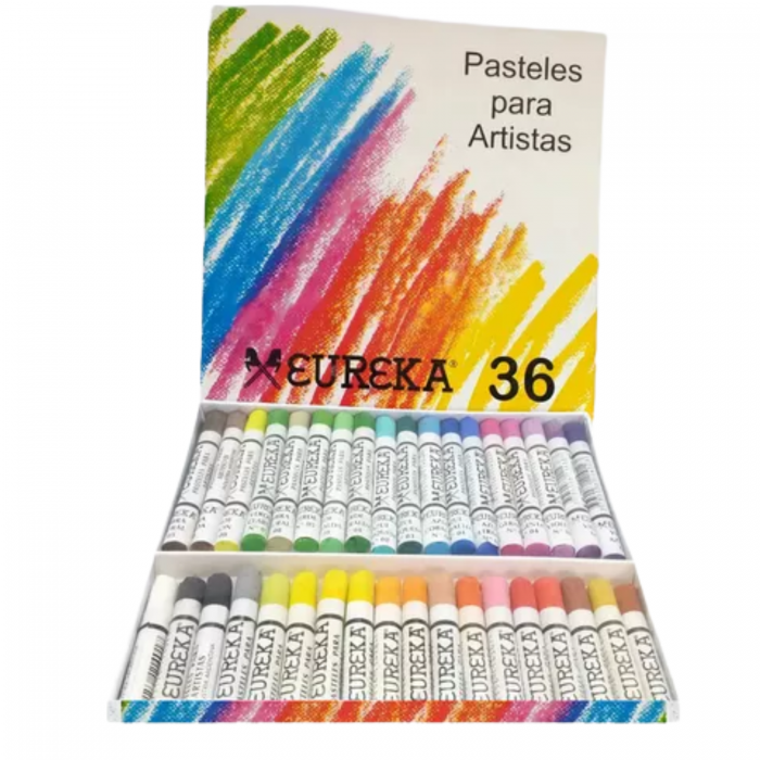 PASTEL OLEO EUREKA x36 COLORES PLENOS