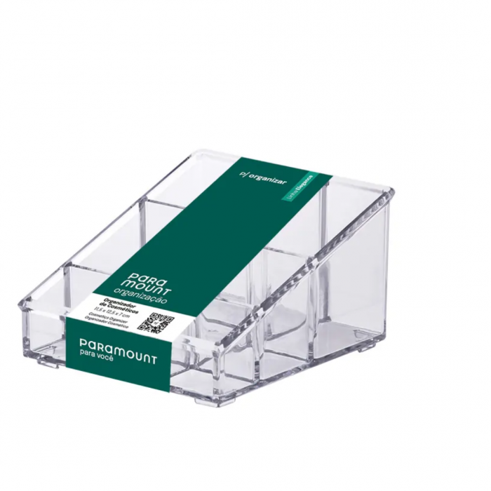 PARAMOUNT ORGANIZADOR ACRILICO PARA COSMETICOS 3 DIVISIONES