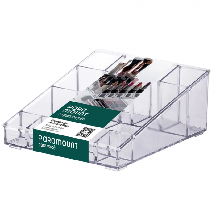 PARAMOUNT ORGANIZADOR ACRILICO PARA COSMETICOS 12 DIVISIONES