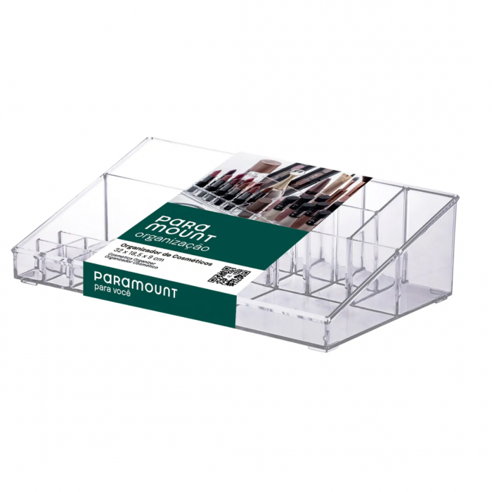 PARAMOUNT ORGANIZADOR ACRILICO PARA COSMETICOS 32x18.5x9