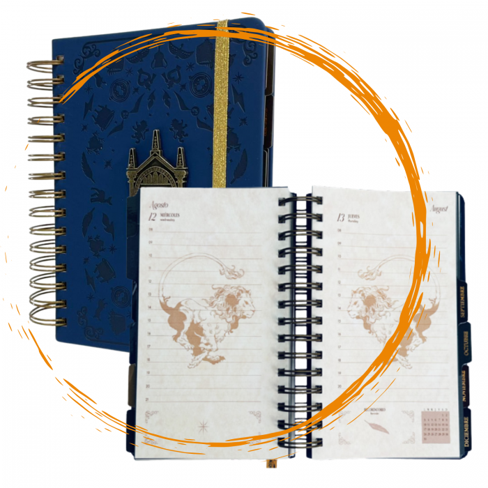 AGENDA MOOVING 14x20 ESPIRAL DIARIA HARRY POTTER