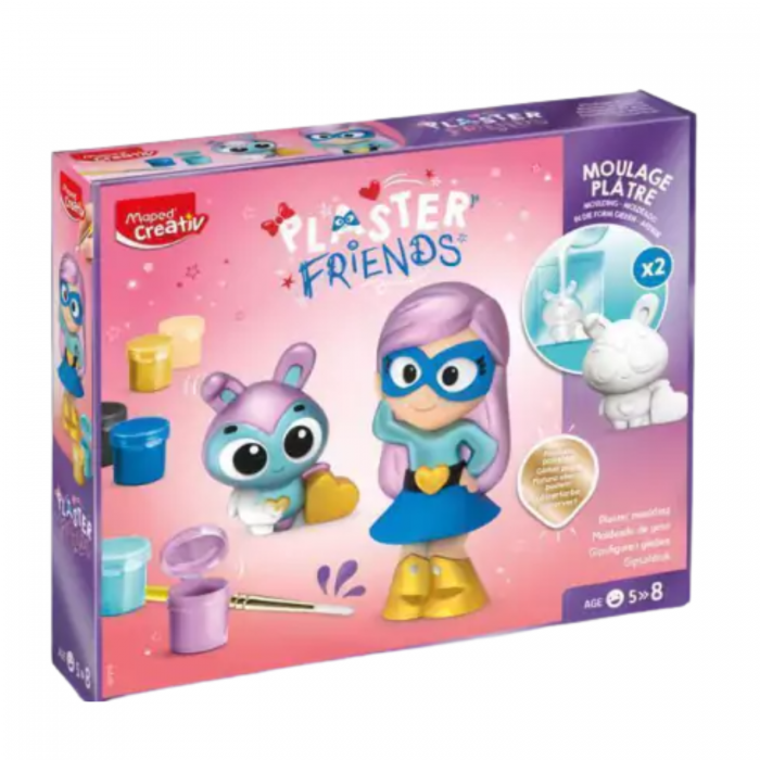 SET MAPED PLASTER FRIENDS MODEADO YESO