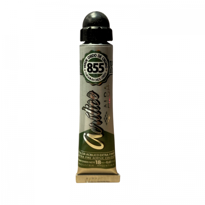 ACRILICO ALBA x   18ml.855 VERDE CROMO