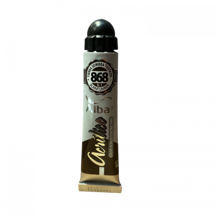 ACRILICO ALBA x   18ml.868 TIERRA SOMBRA TOS