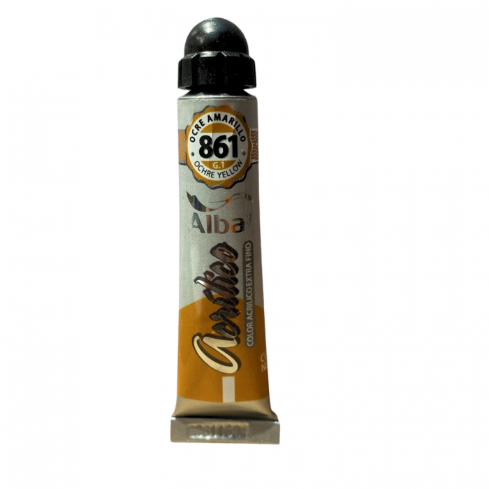 ACRILICO ALBA x   18ml.861 OCRE AMARILLO