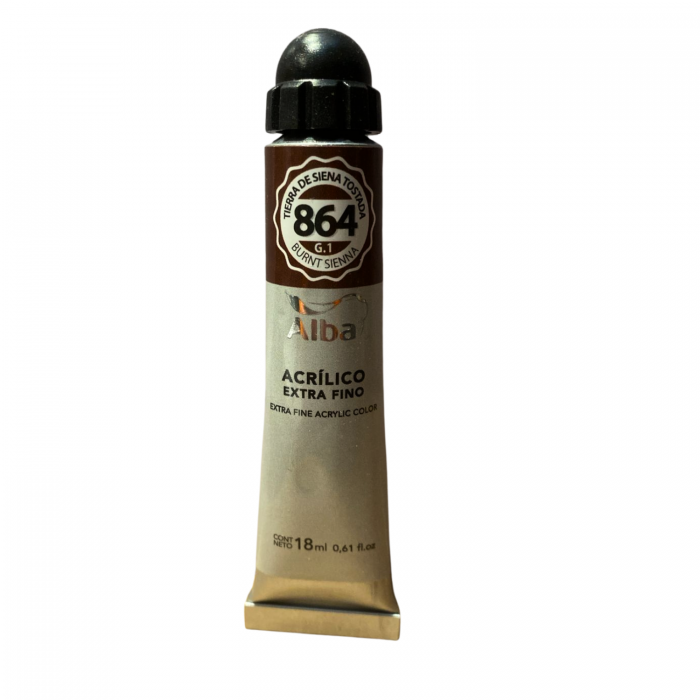 ACRILICO ALBA x   18ml.864 TIERRA SIENA TOST