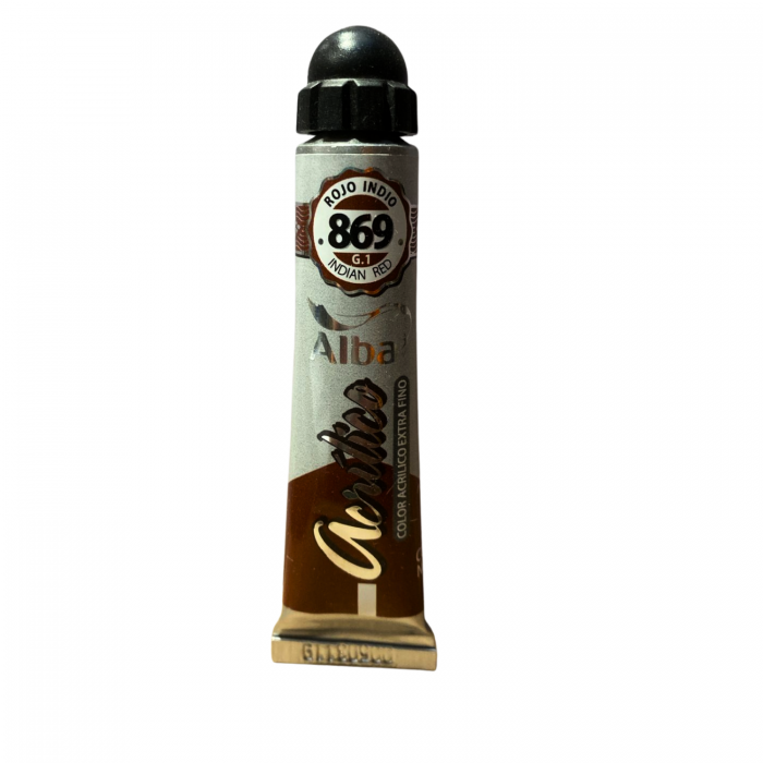 ACRILICO ALBA x   18ml.869 ROJO INDIO