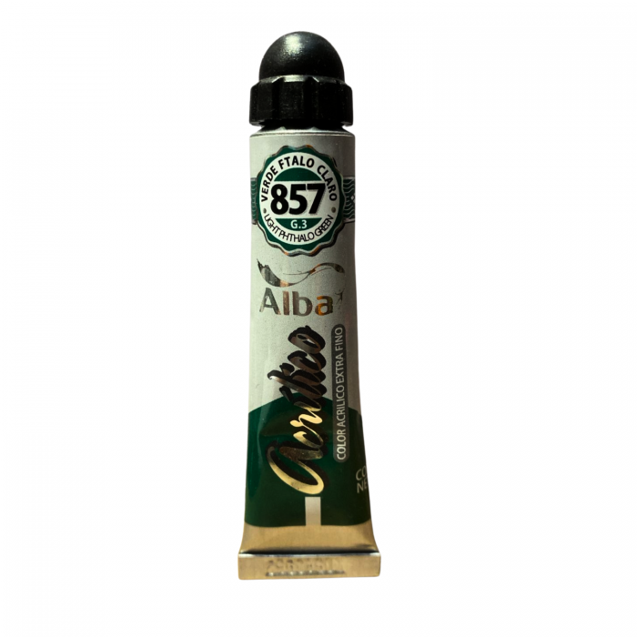 ACRILICO ALBA x   18ml.857 VERDE FTALO CLARO