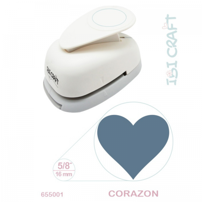 PERFORADORA ARTISTICA IBI CRAFT 17mm.CORAZON