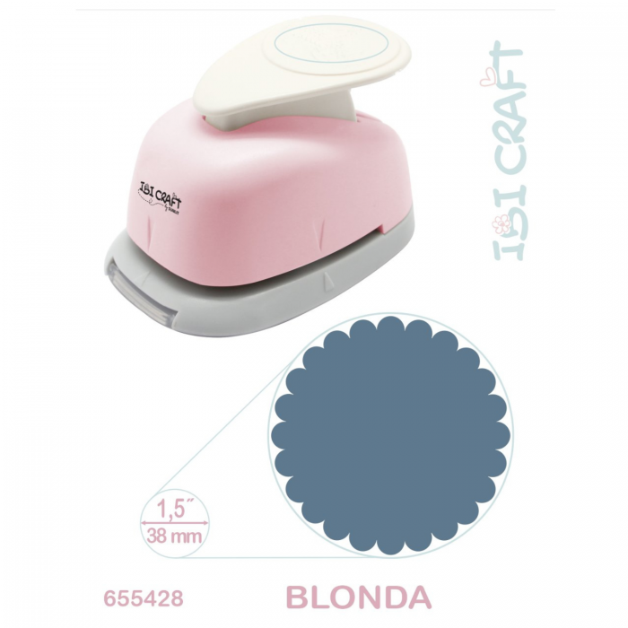 PERFORADORA ARTISTICA IBI CRAFT 38mm.BLONDA