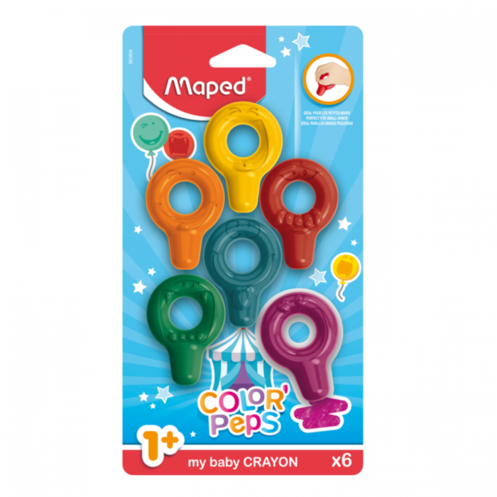 CRAYONES MAPED x 6 MY BABY