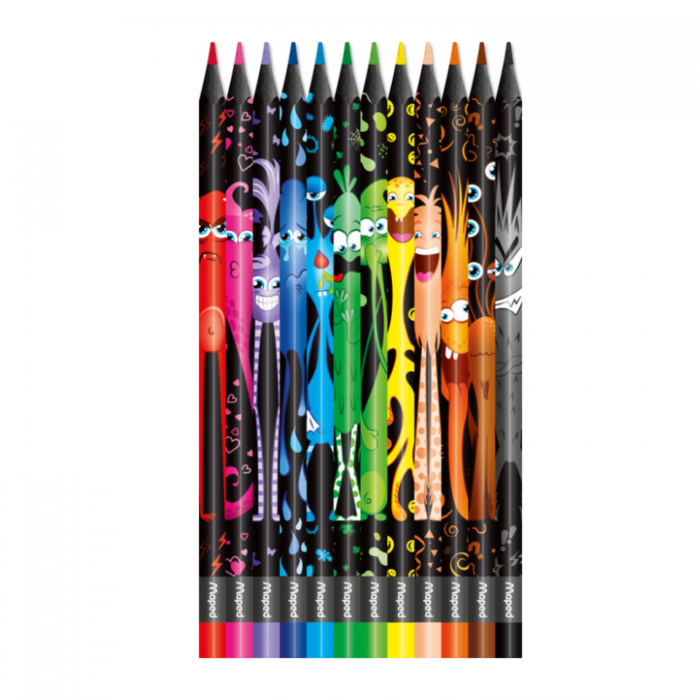 LAPICES COLOR MAPED x12 COLORPEPS MONSTER