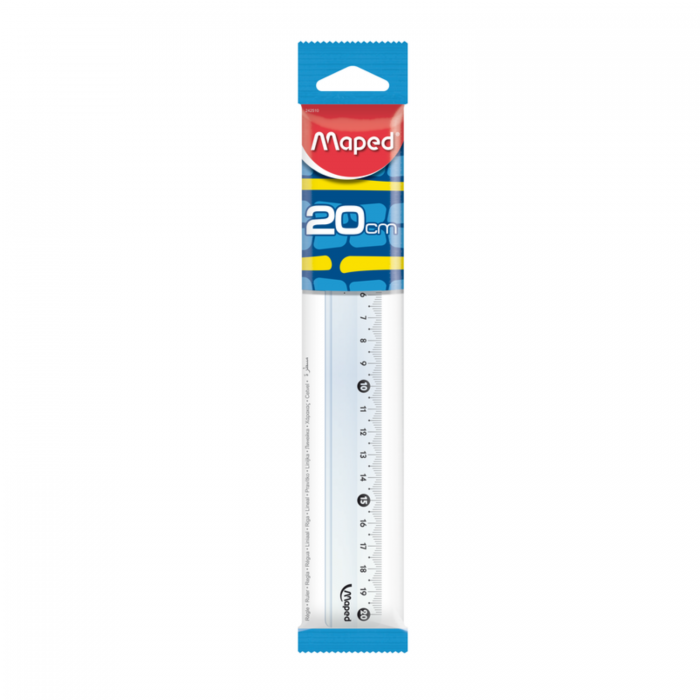 REGLA MAPED 20cm.ECO ANGOSTA BLISTER