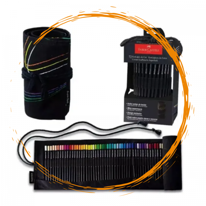 LAPICES COLOR FABER ECOx 72 SUPERSOFT ESTUCHE