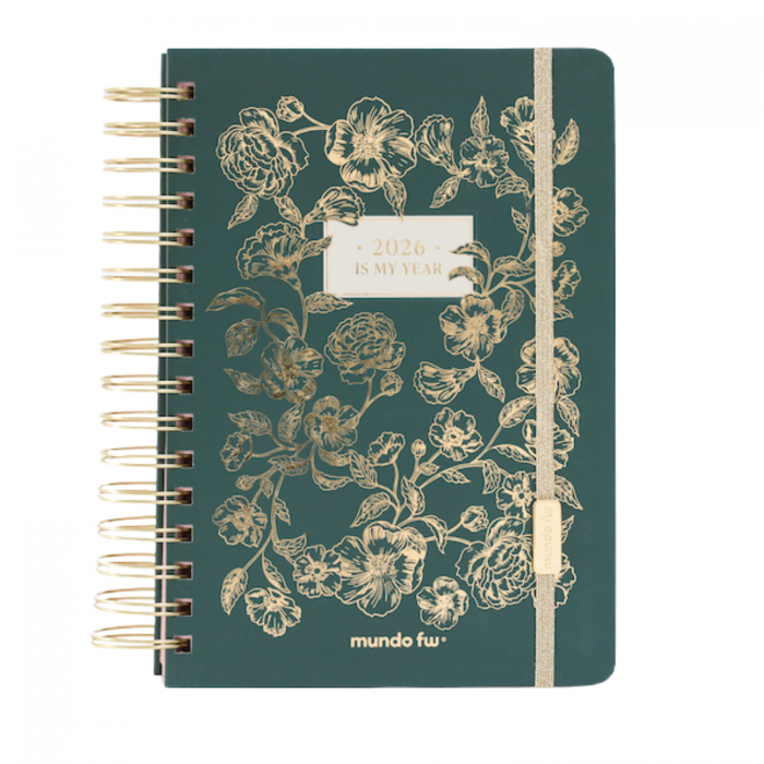 AGENDA FW SEMANAL ESPIRAL 15x21 BOHO ROYAL