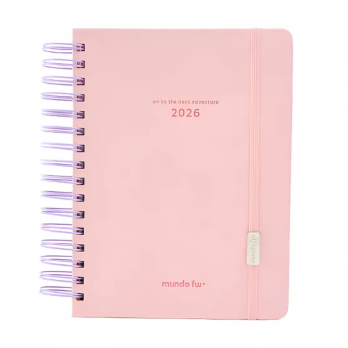 AGENDA FW DIARIA ESPIRAL 15x21 TREND ROSE