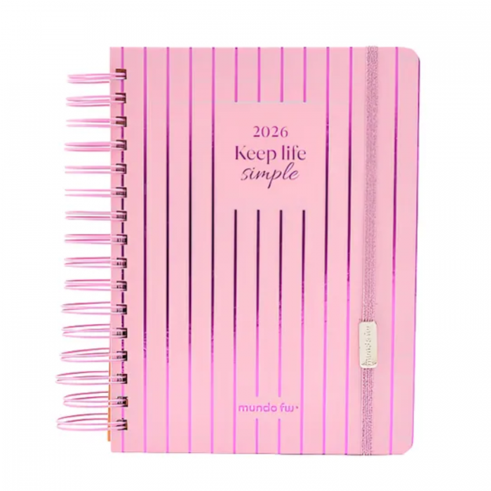 AGENDA FW DIARIA ESPIRAL 15x21 TREND LIFE