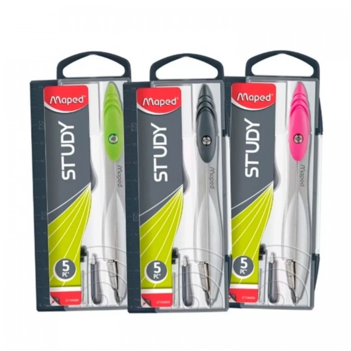 COMPAS MAPED STUDY ESTUCHE 5PC